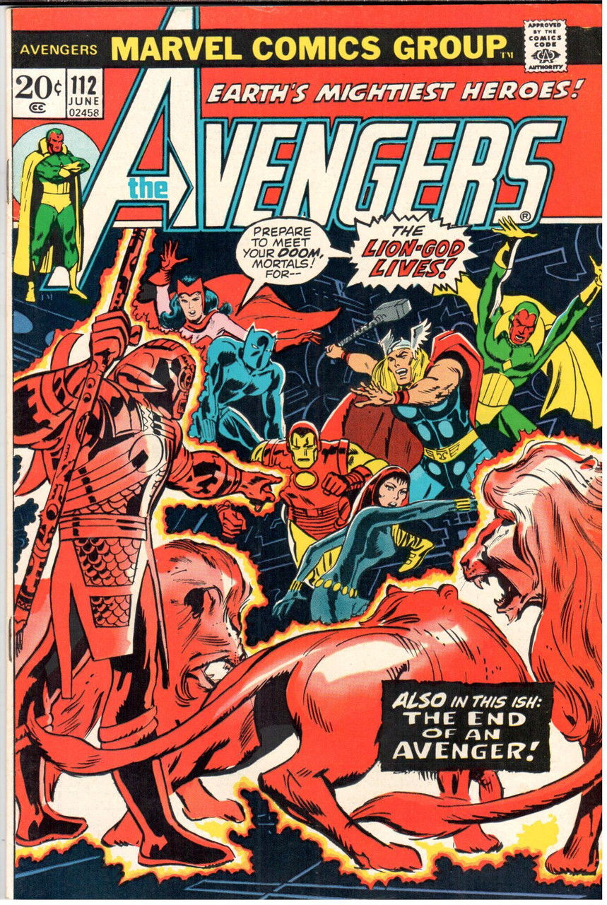 The Avengers (1963 Series) #112 VF+ 8.5