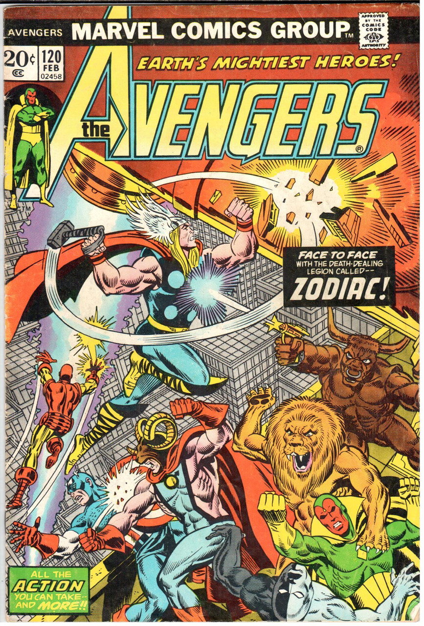 The Avengers (1963 Series) #120 VG+ 4.5