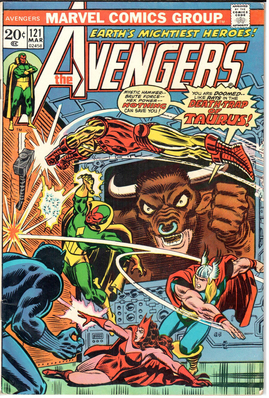 The Avengers (1963 Series) #121 FN- 5.5