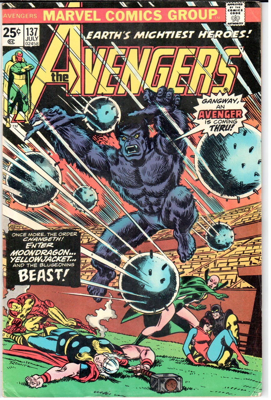 The Avengers (1963 Series) #137 VG+ 4.5