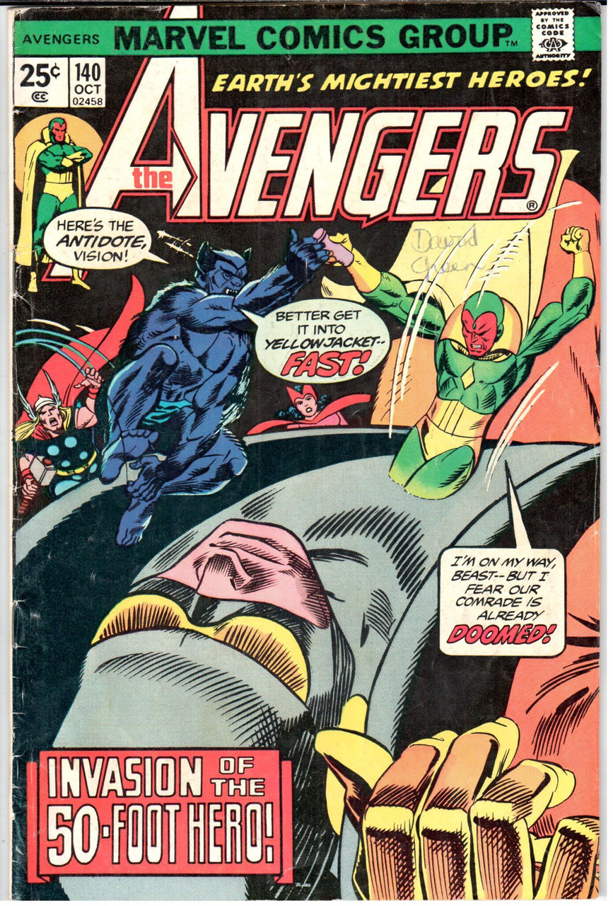 The Avengers (1963 Series) #140 VG- 3.5