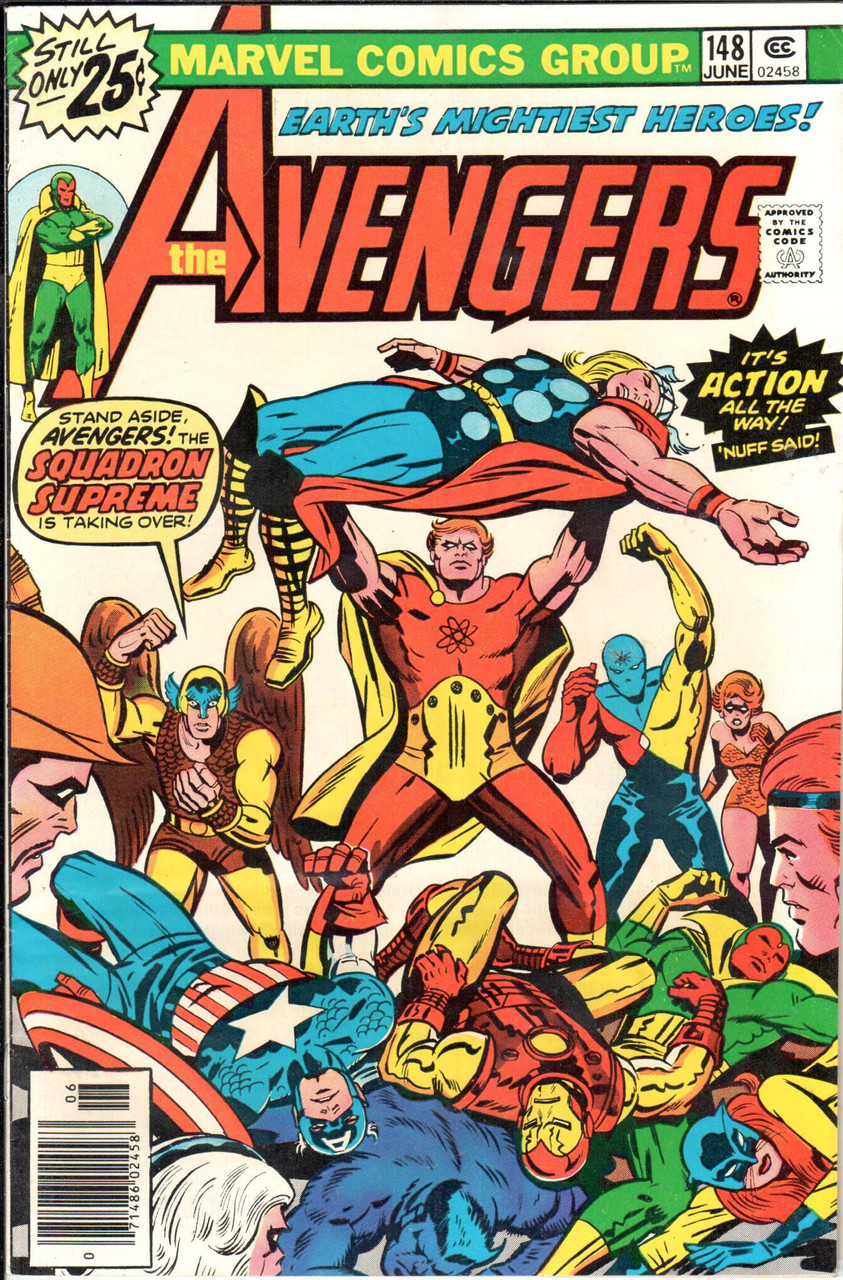 The Avengers (1963 Series) #148 Newsstand VF+ 8.5