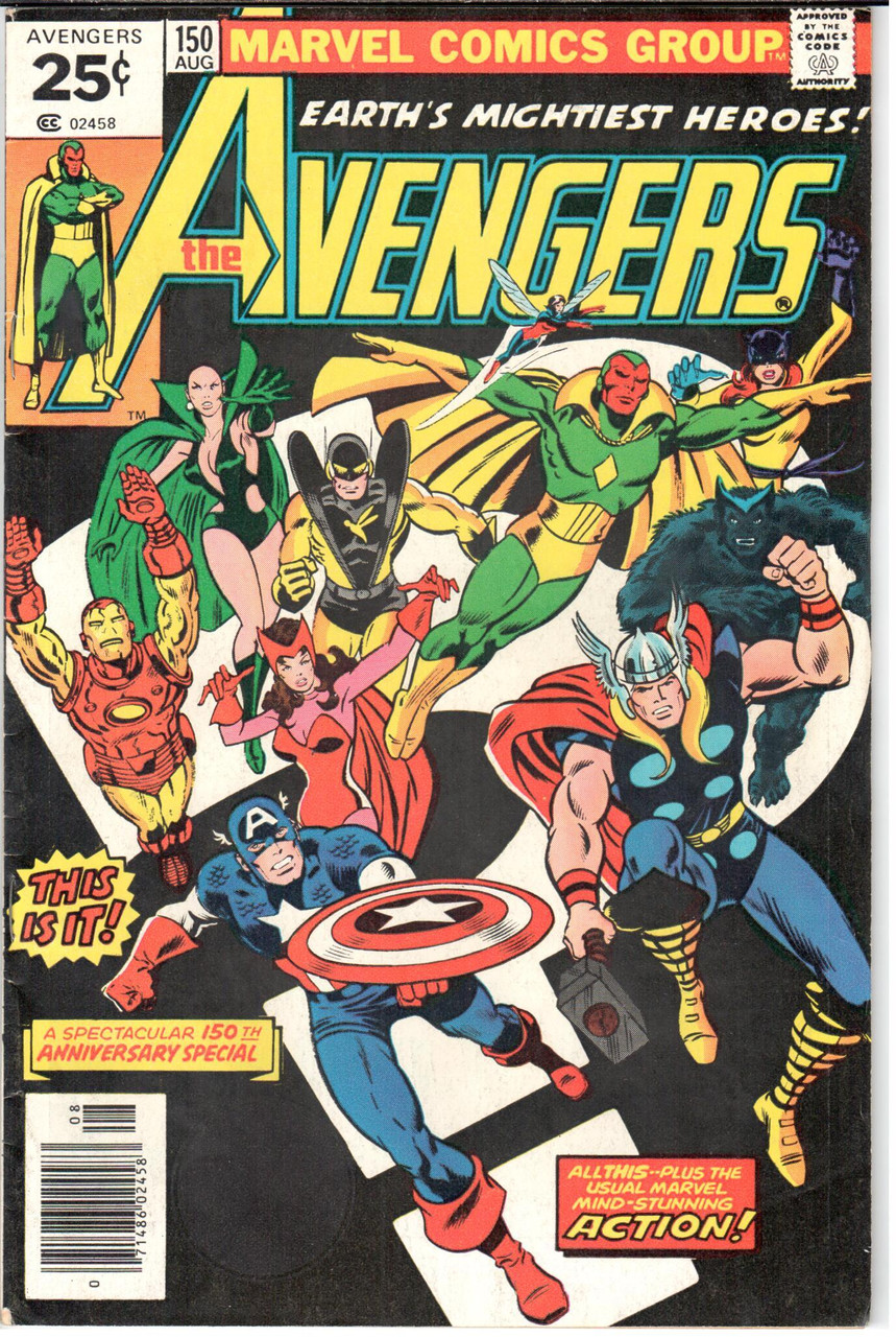 The Avengers (1963 Series) #150 Newsstand VF- 7.5