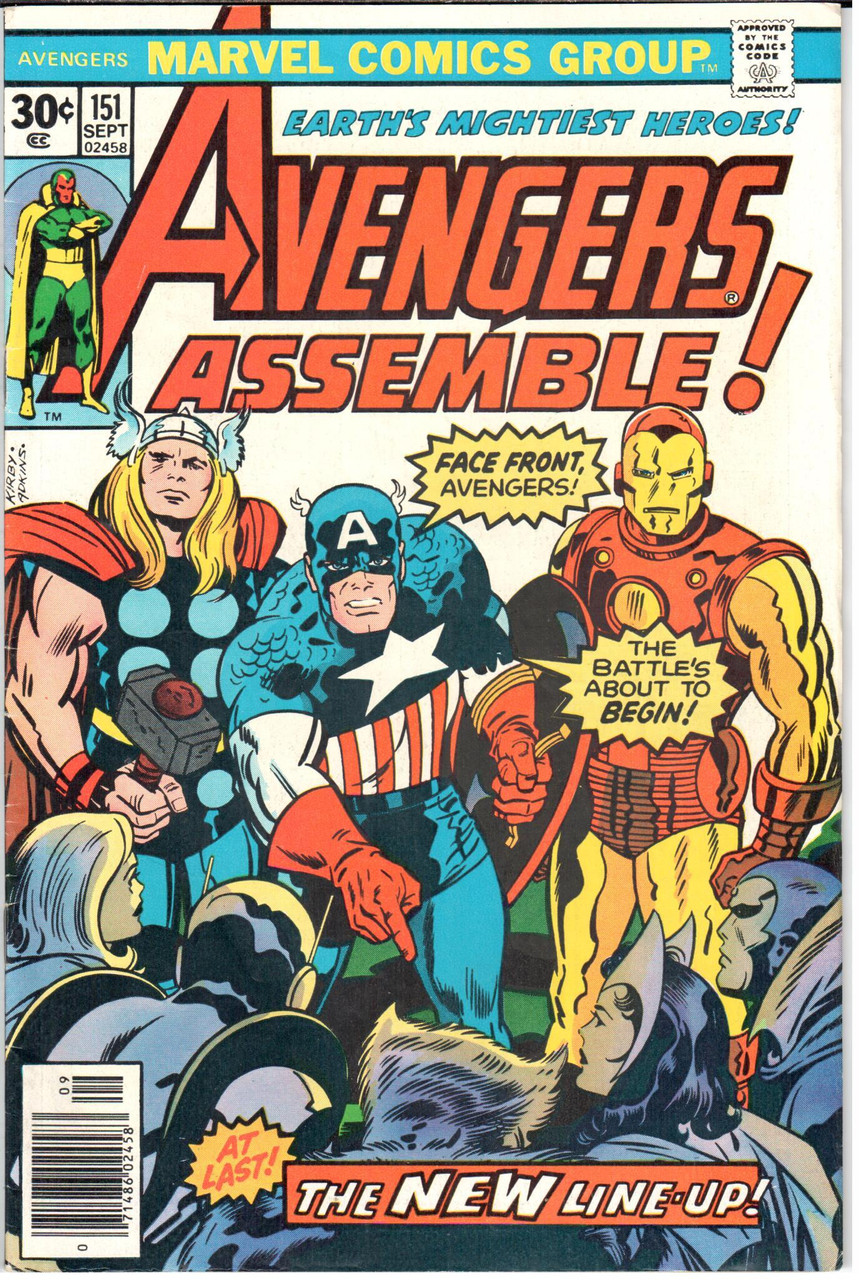 The Avengers (1963 Series) #151 Newsstand VF- 7.5