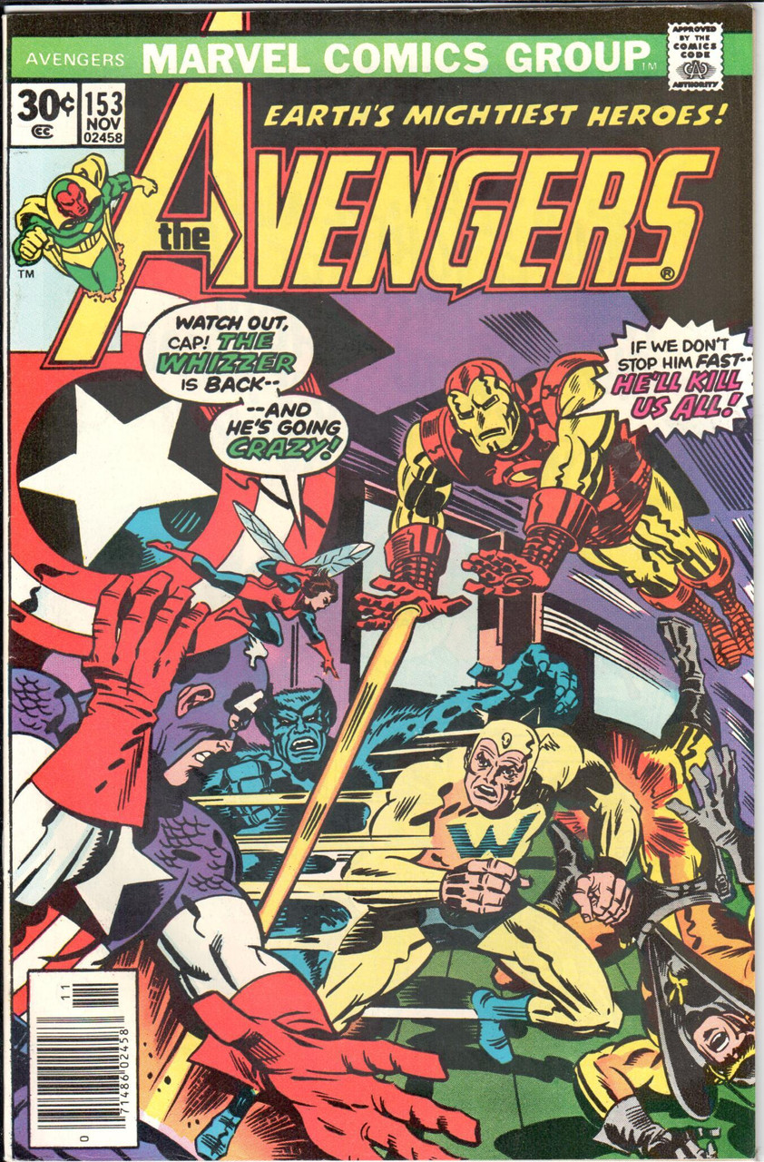 The Avengers (1963 Series) #153 Newsstand VF/NM 9.0