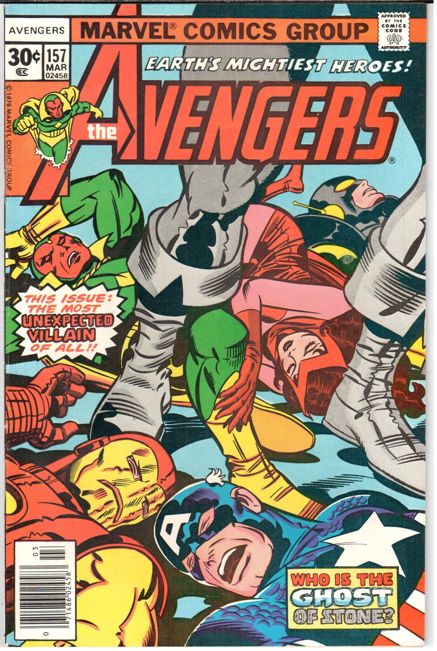 The Avengers (1963 Series) #157 Newsstand VF 8.0