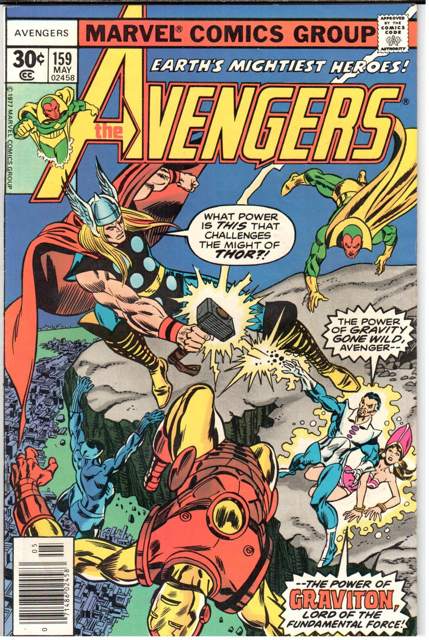 The Avengers (1963 Series) #159 Newsstand VF/NM 9.0