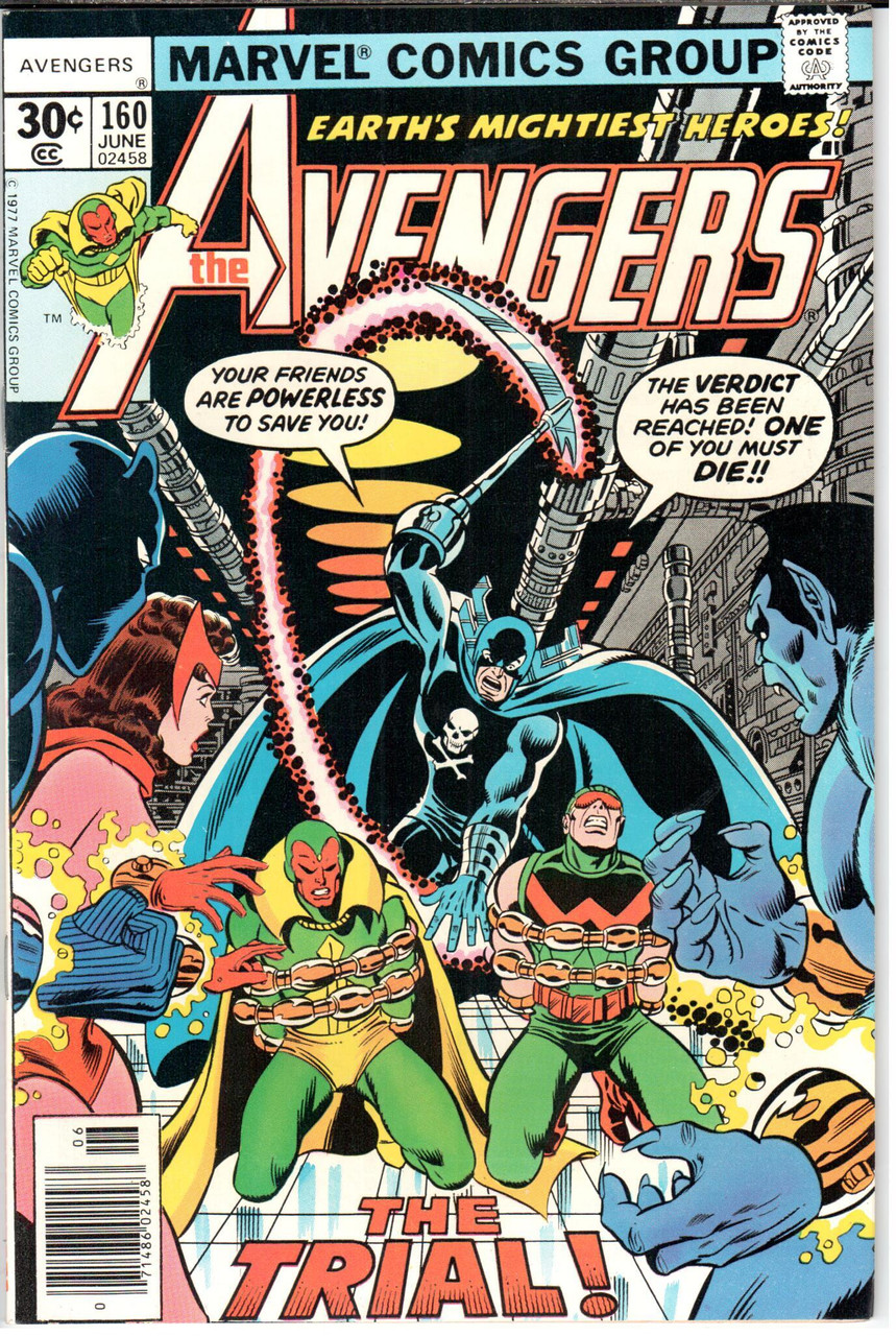 The Avengers (1963 Series) #160 Newsstand VF/NM 9.0