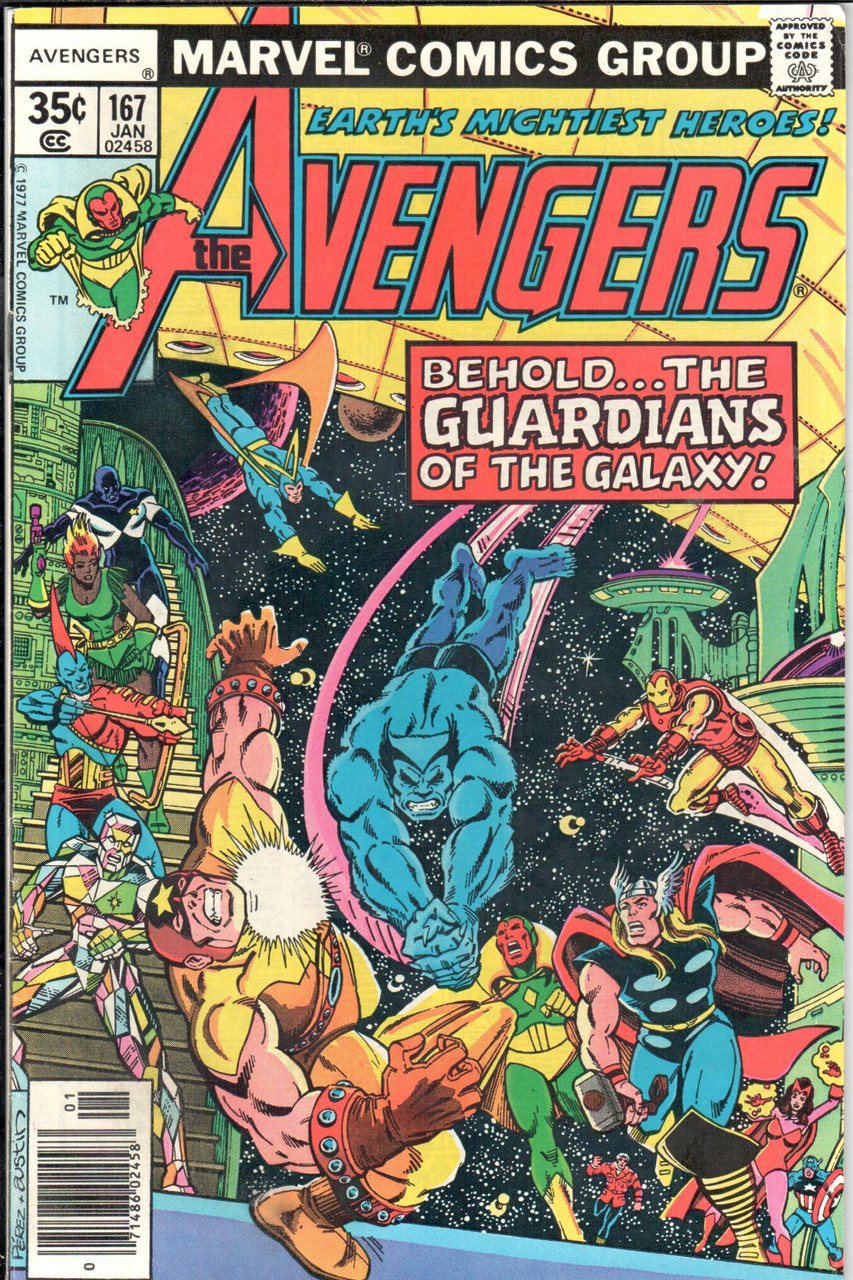 The Avengers (1963 Series) #167 Newsstand VF 8.0