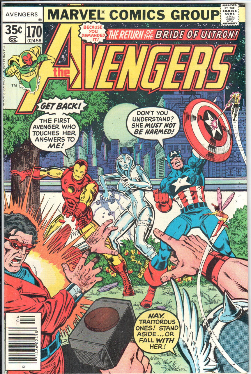 The Avengers (1963 Series) #170 Newsstand VF- 7.5
