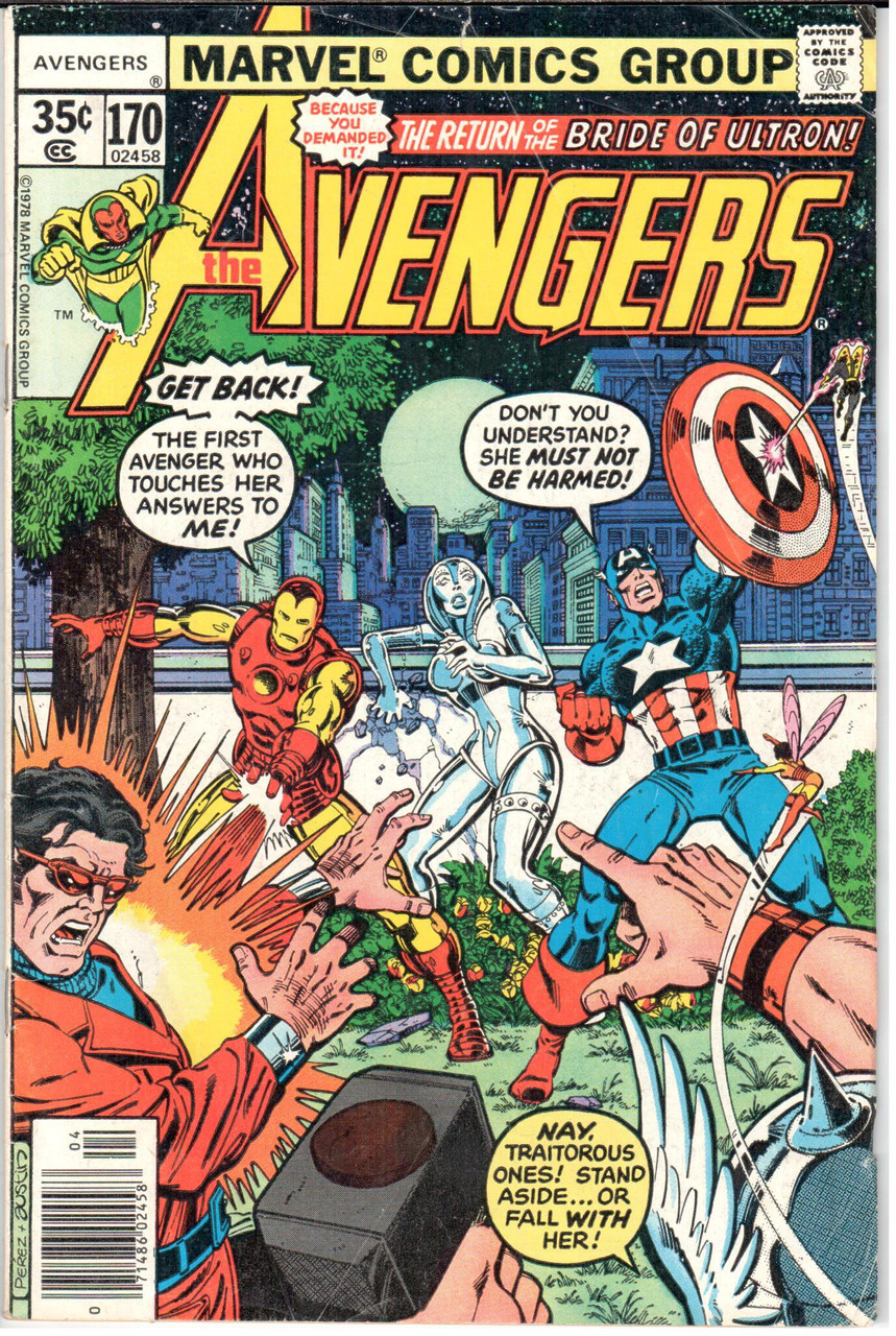 The Avengers (1963 Series) #170 Newsstand VG+ 4.5