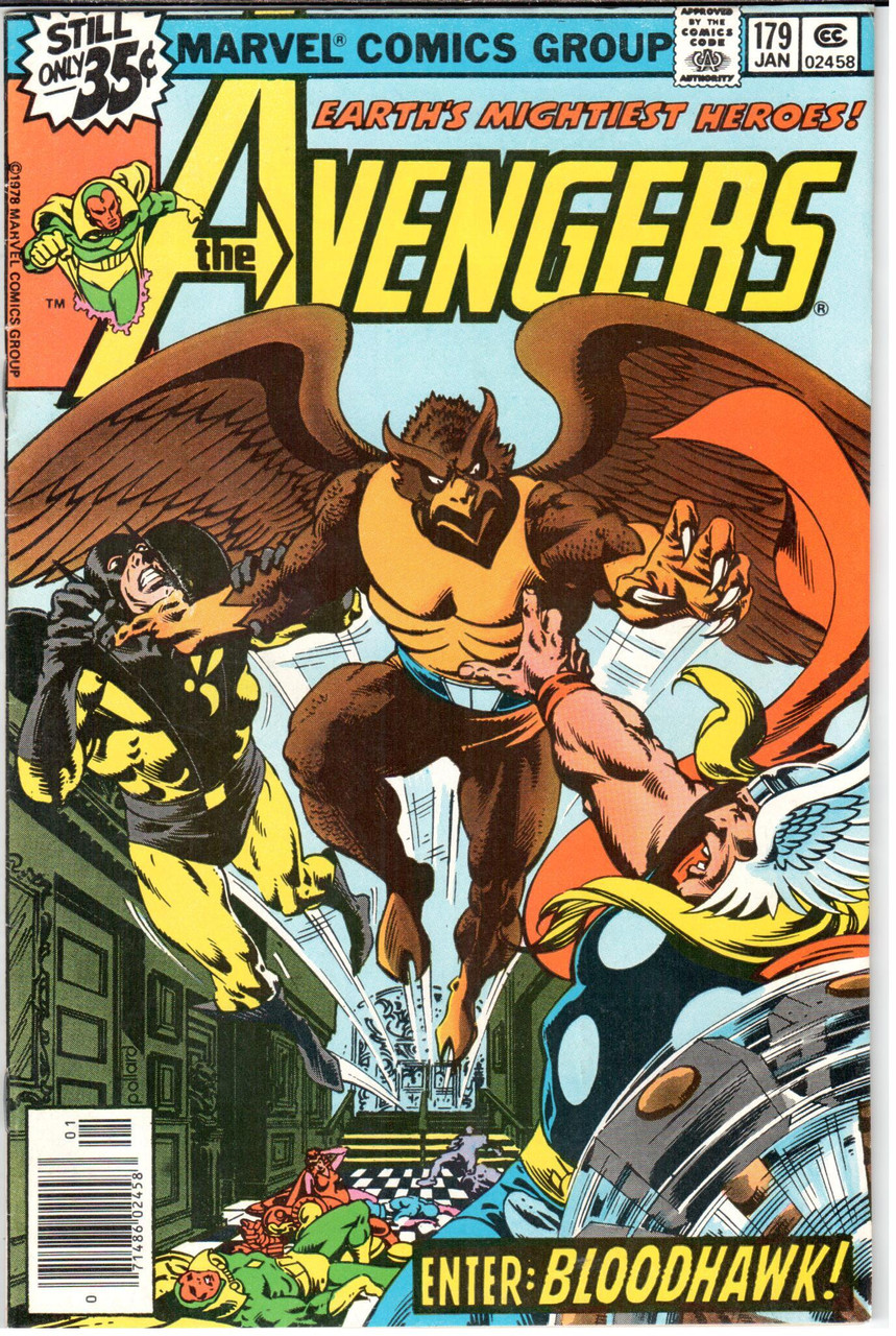 The Avengers (1963 Series) #179 Newsstand VF 8.0
