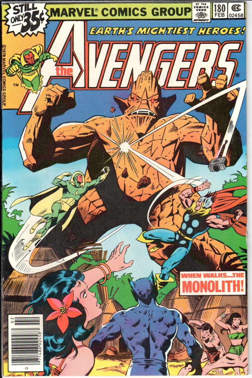 The Avengers (1963 Series) #180 Newsstand VF+ 8.5