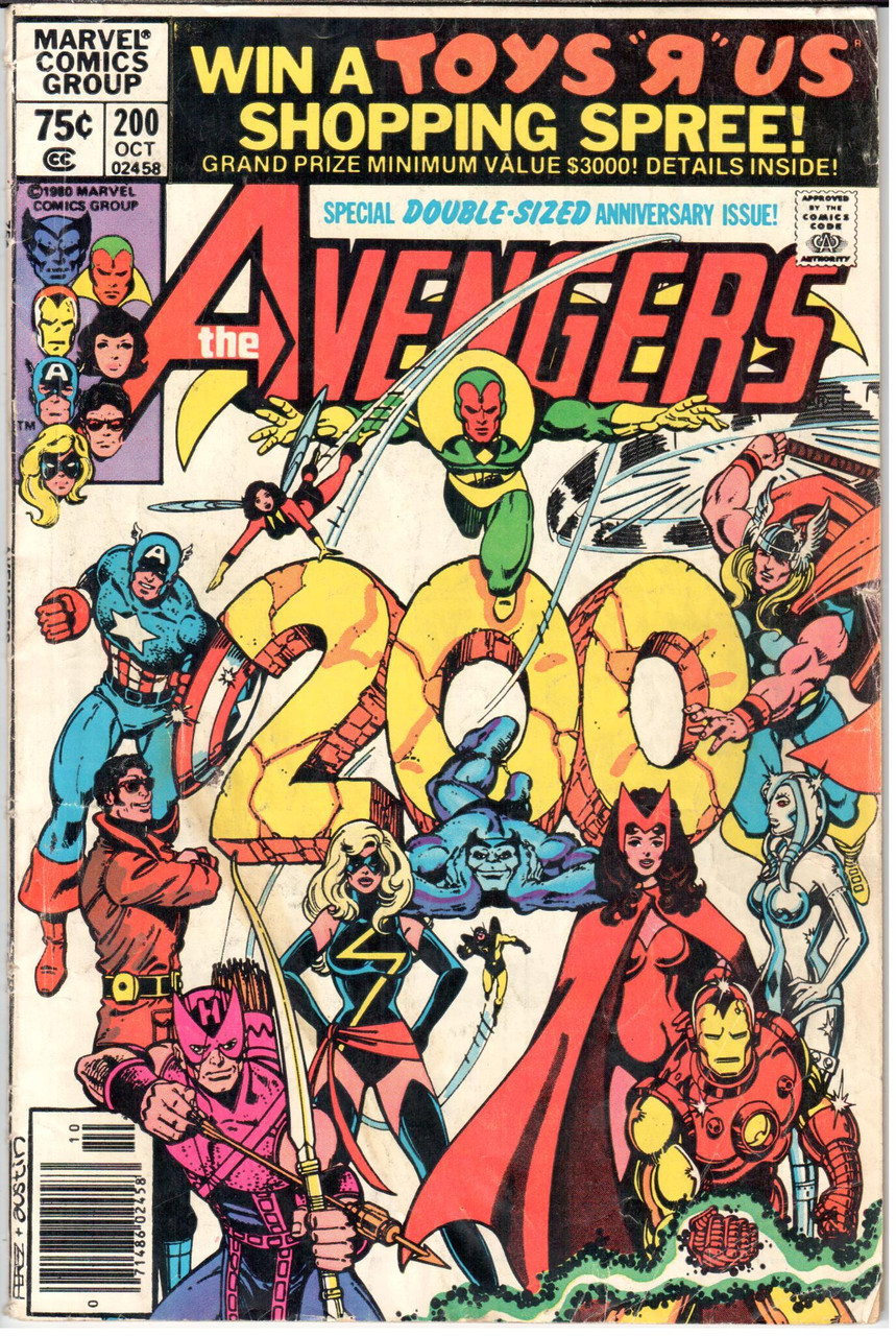 The Avengers (1963 Series) #200 Newsstand VG+ 4.5