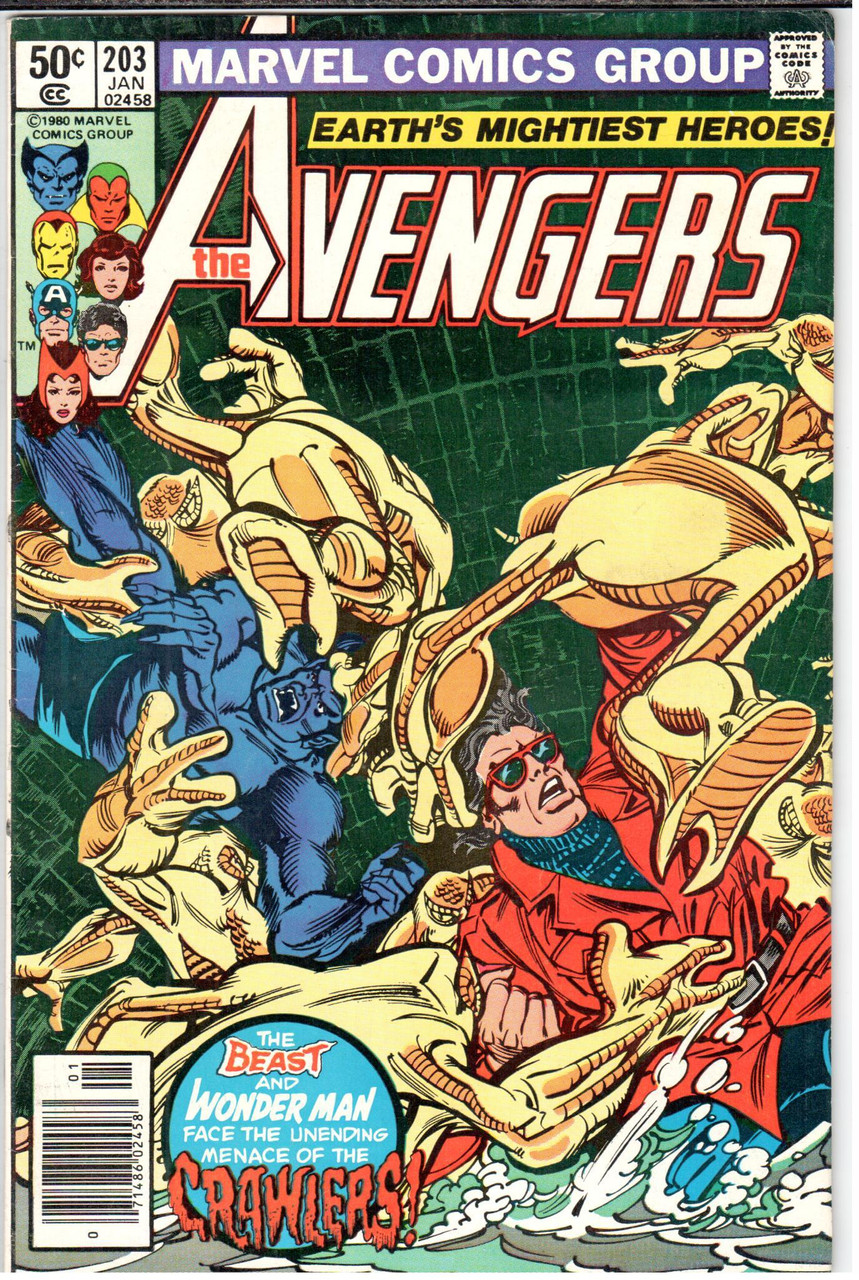 The Avengers (1963 Series) #203 Newsstand FN+ 6.5