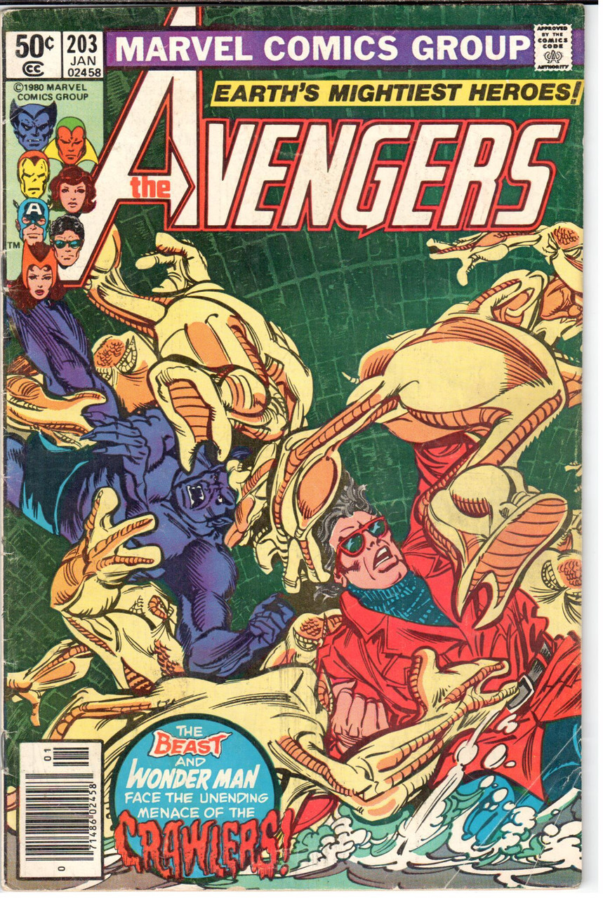 The Avengers (1963 Series) #203 Newsstand VG- 3.5