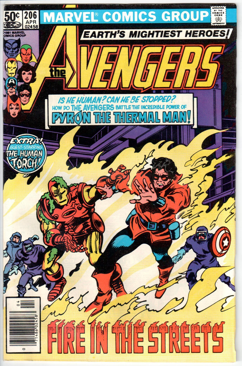 The Avengers (1963 Series) #206 Newsstand VF/NM 9.0