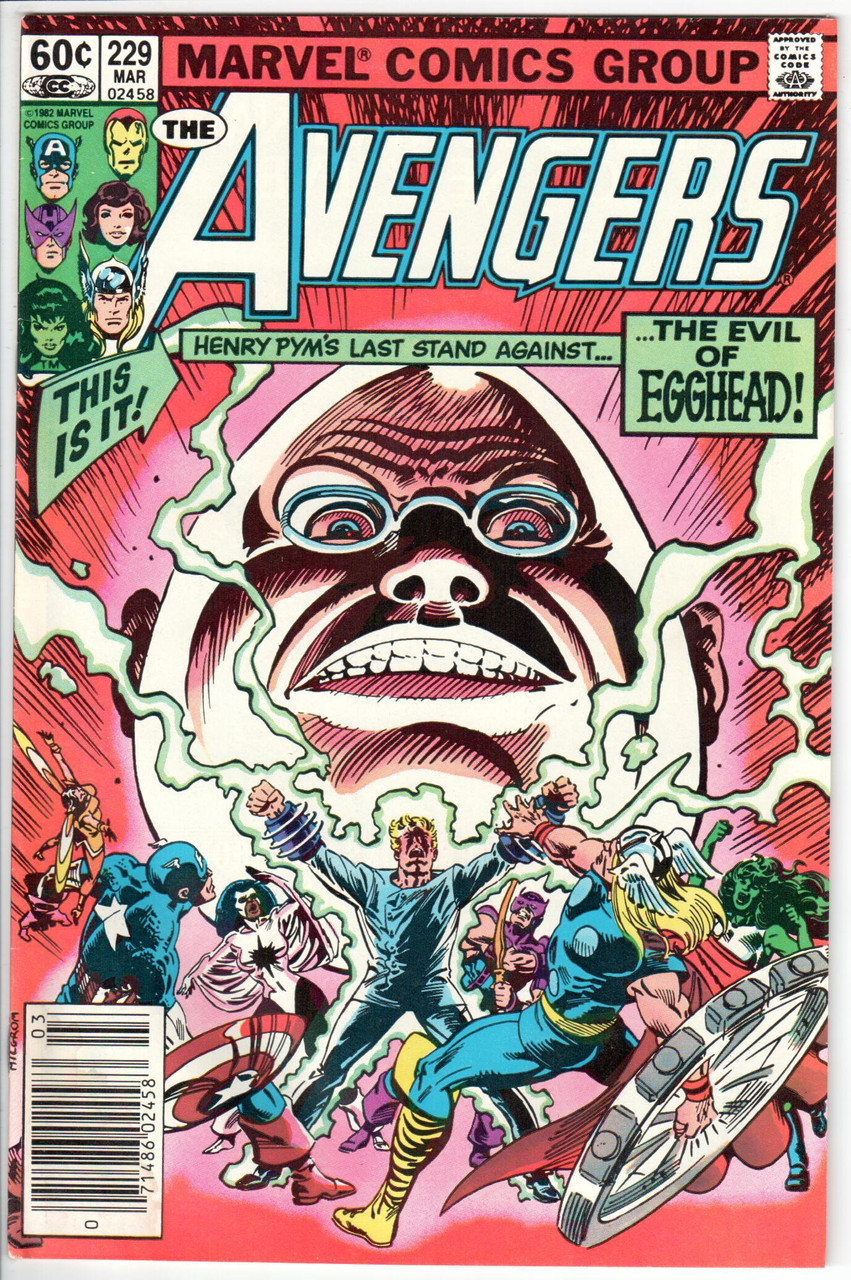 The Avengers (1963 Series) #229 Newsstand FN- 5.5