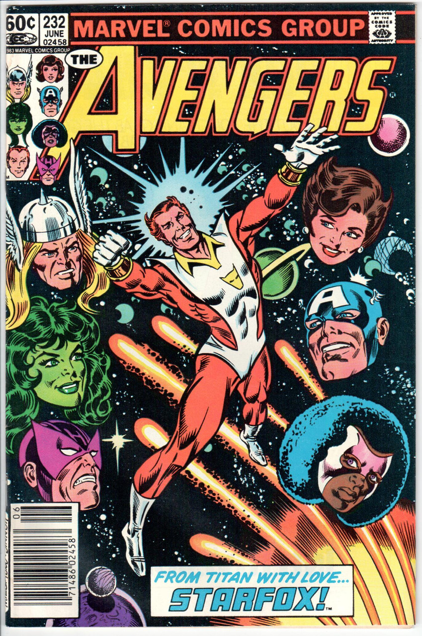 The Avengers (1963 Series) #232 Newsstand VF- 7.5