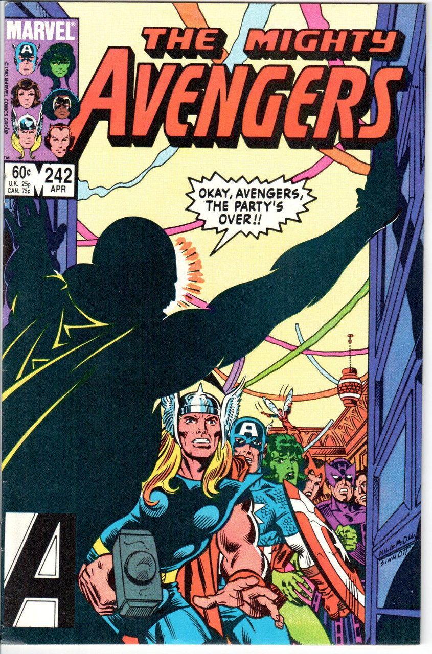 The Avengers (1963 Series) #242 VF/NM 9.0