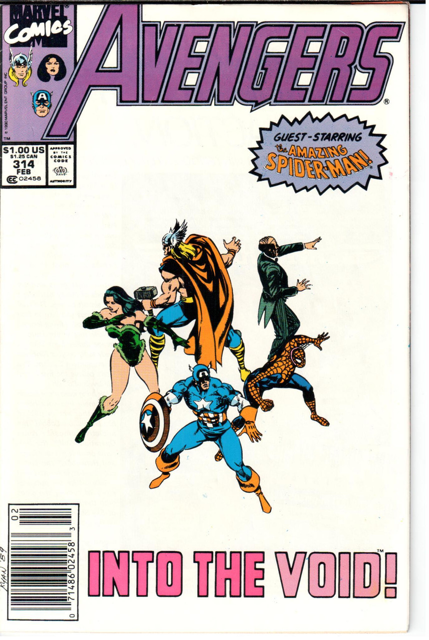 The Avengers (1963 Series) #314 Newsstand VF 8.0