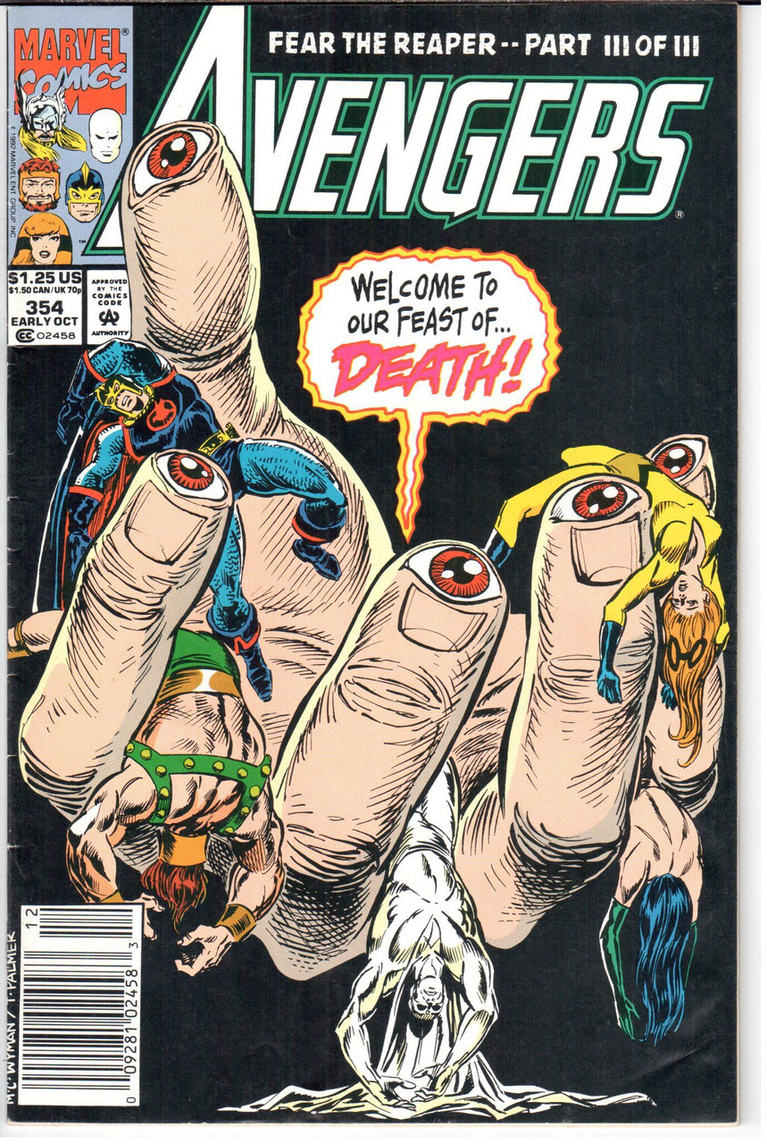 The Avengers (1963 Series) #354 Newsstand VF 8.0