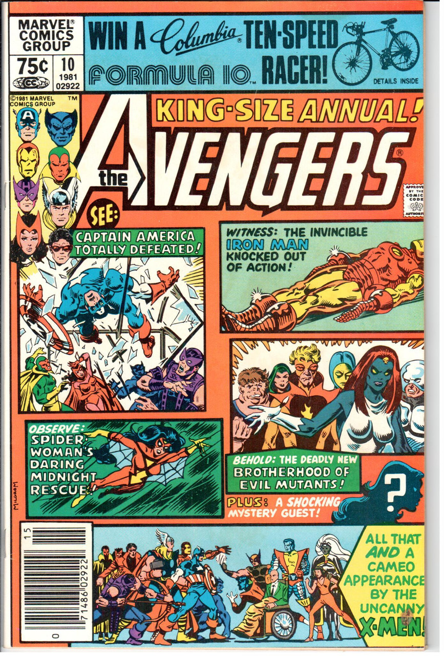 The Avengers (1963 Series) #10 Annual VF- 7.5