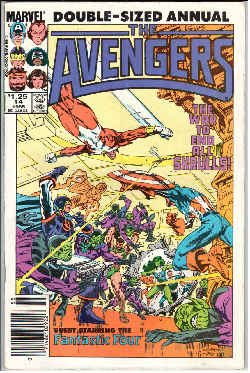 The Avengers (1963 Series) #14 Annual Newsstand FN- 5.5