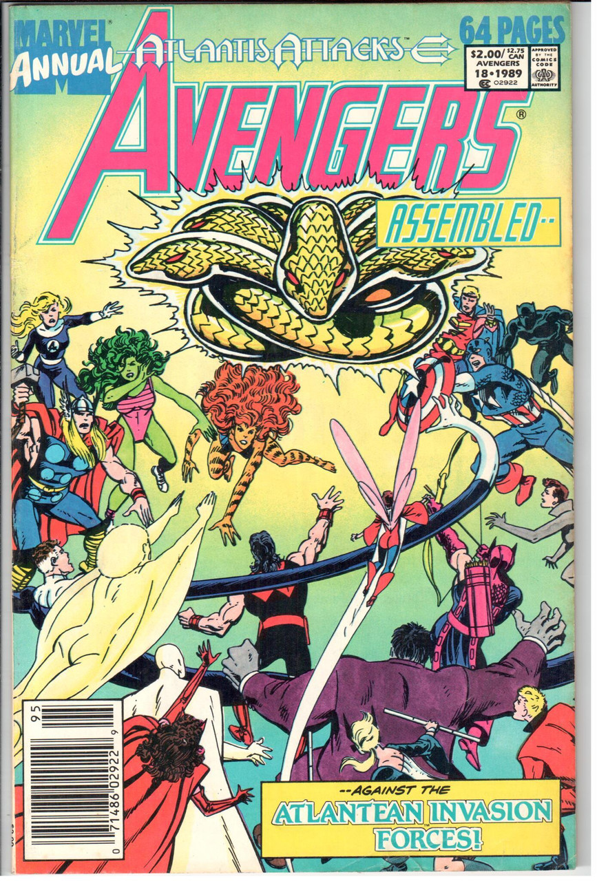 The Avengers (1963 Series) #18 Annual Newsstand VF- 7.5