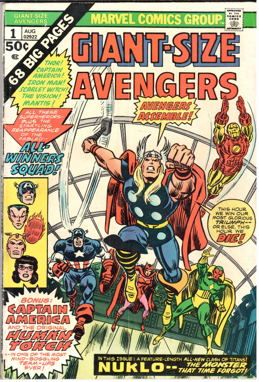 The Avengers (1963 Series) #1 Giant Size VG+ 4.5