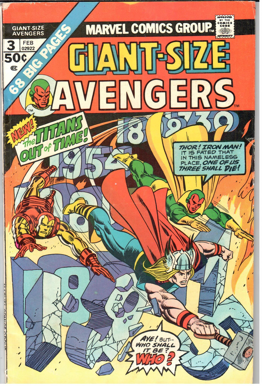 The Avengers (1963 Series) #3 Giant Size VG 4.0