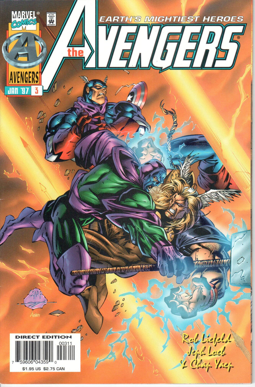 Avengers (1996 Series) #3 #405 NM- 9.2