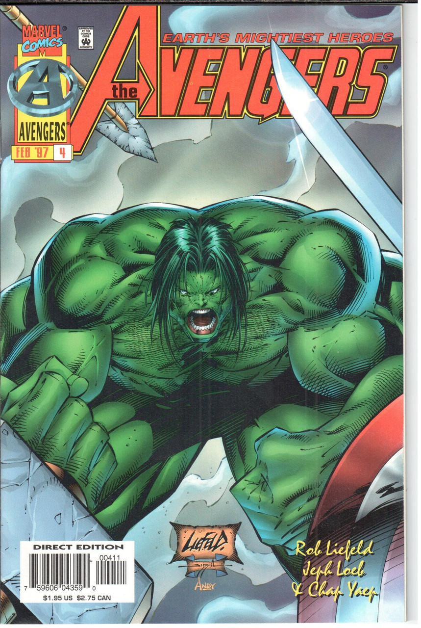 Avengers (1996 Series) #4 #406 NM- 9.2