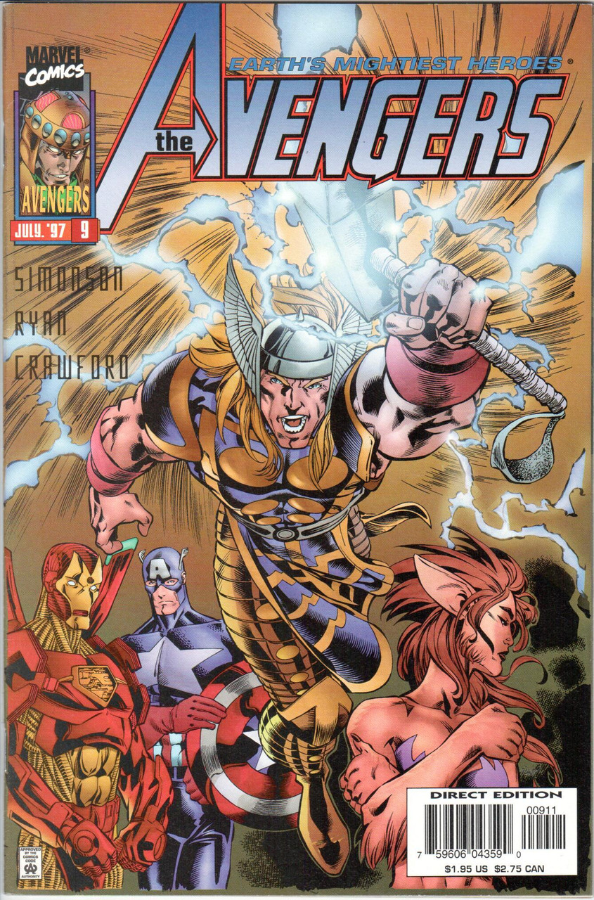 Avengers (1996 Series) #9 #411 NM- 9.2