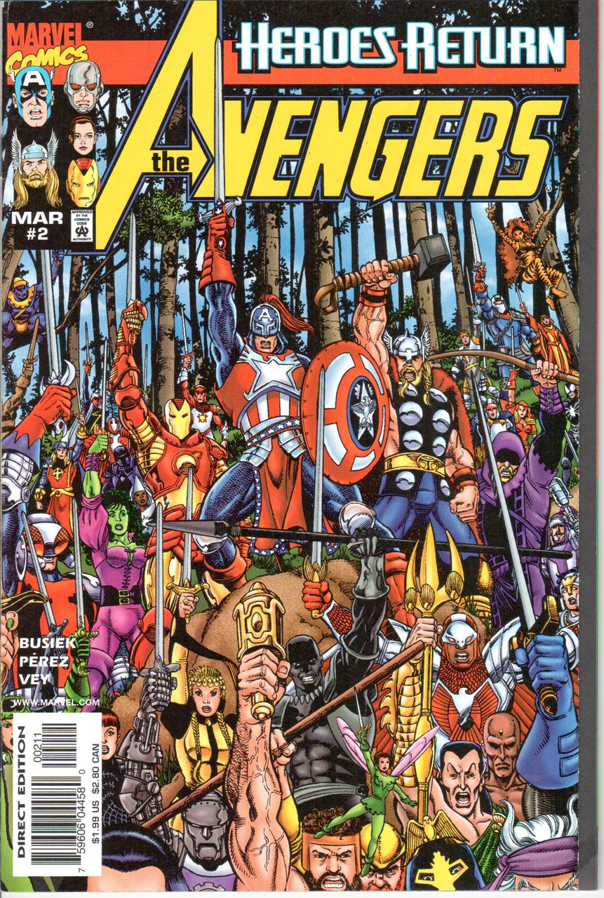 Avengers (1998 Series) #2A #417 NM- 9.2