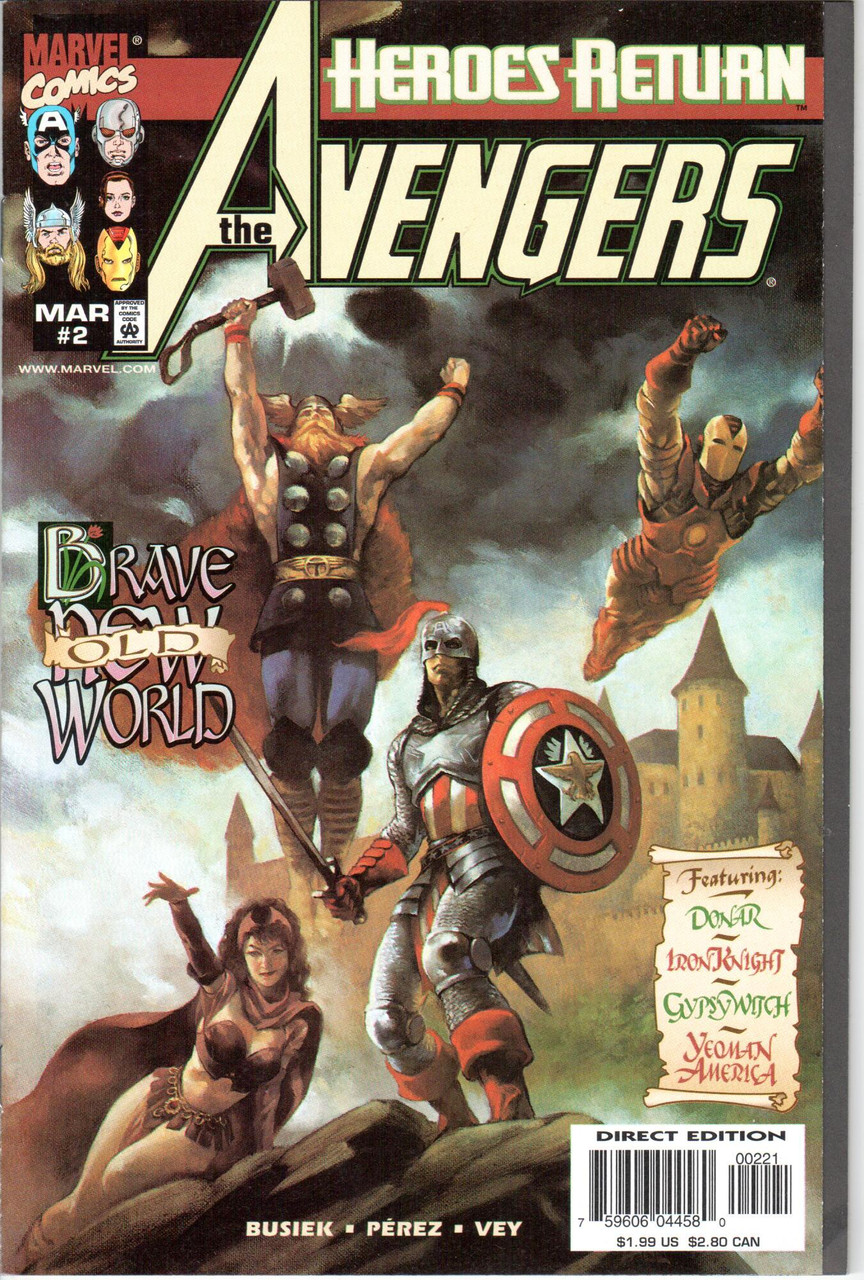 Avengers (1998 Series) #2B Variant #417 NM- 9.2