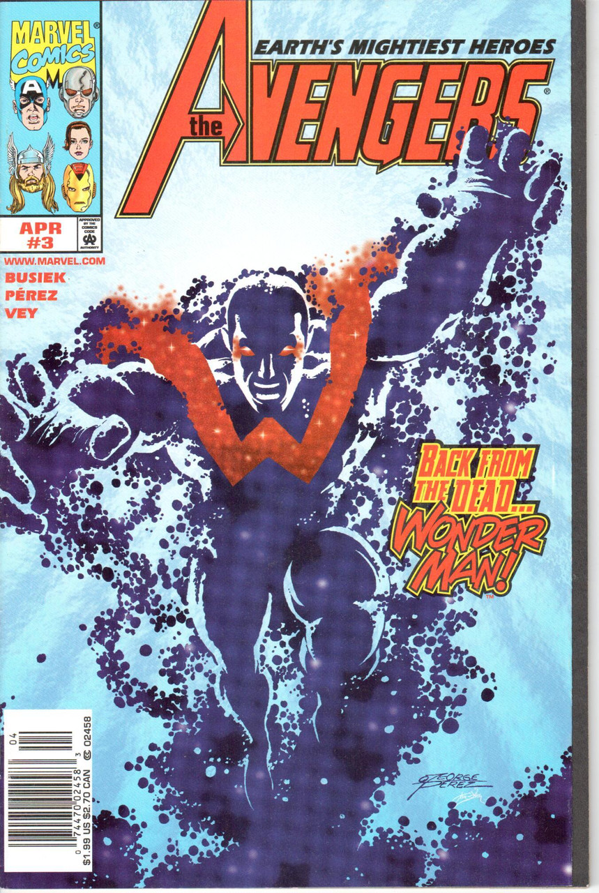 Avengers (1998 Series) #3 #418 NM- 9.2