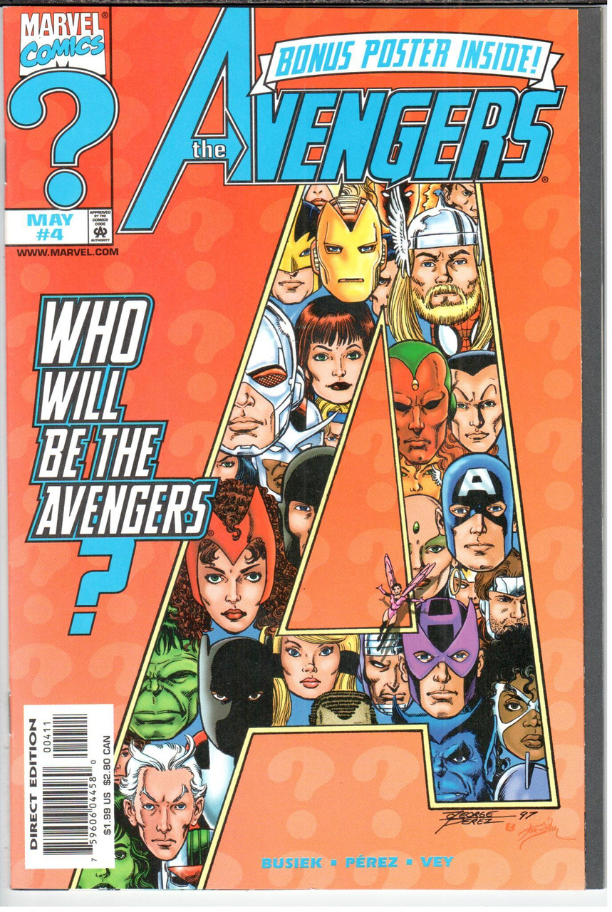 Avengers (1998 Series) #4 #419 NM- 9.2