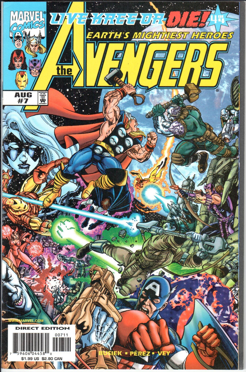 Avengers (1998 Series) #7 #422 NM- 9.2