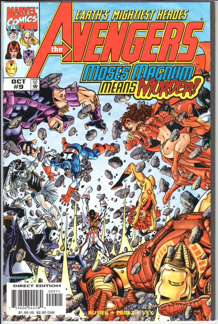 Avengers (1998 Series) #9 #424 NM- 9.2