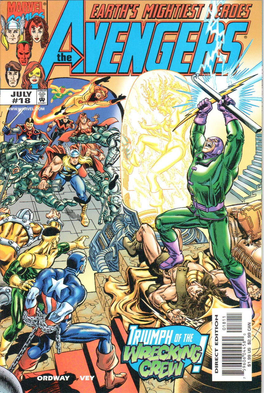 Avengers (1998 Series) #18 #433 NM- 9.2