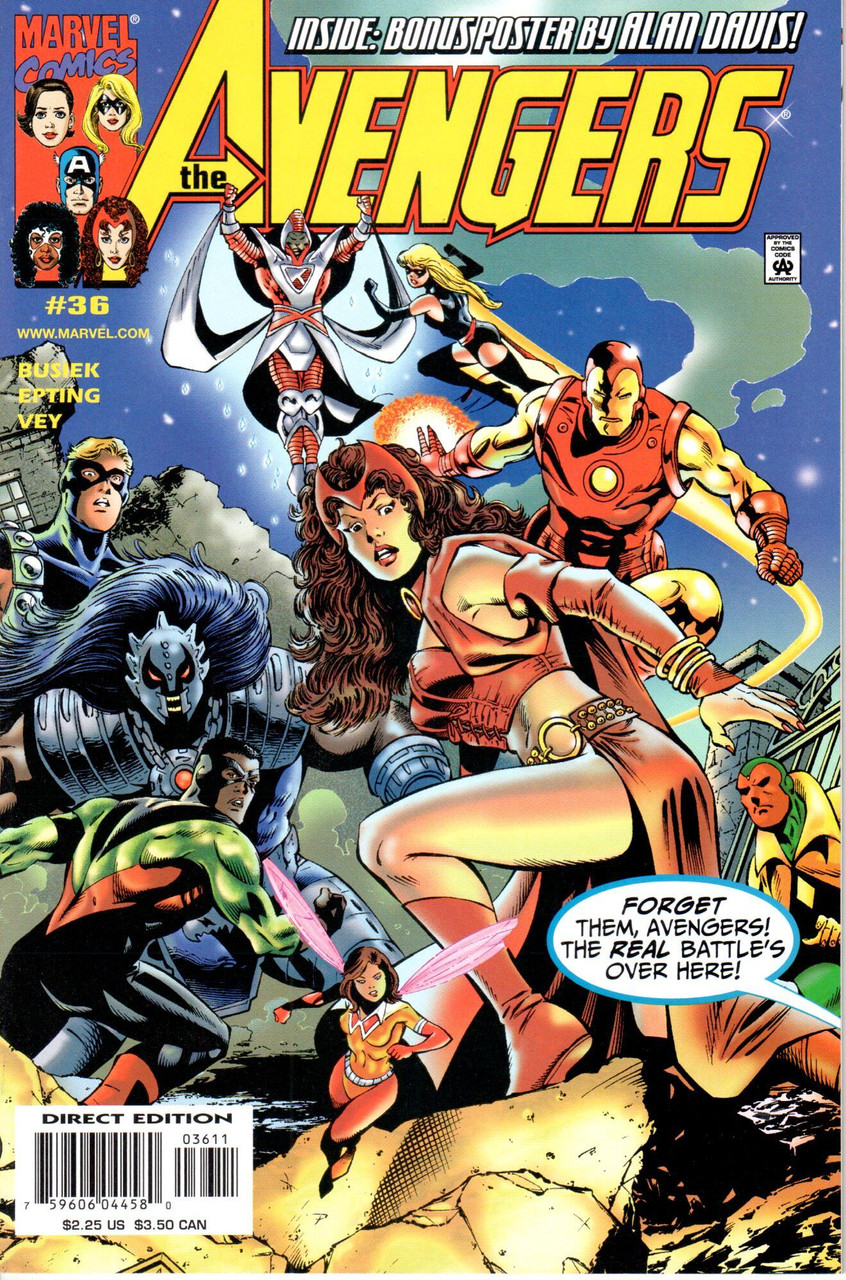 Avengers (1998 Series) #36 #451 NM- 9.2