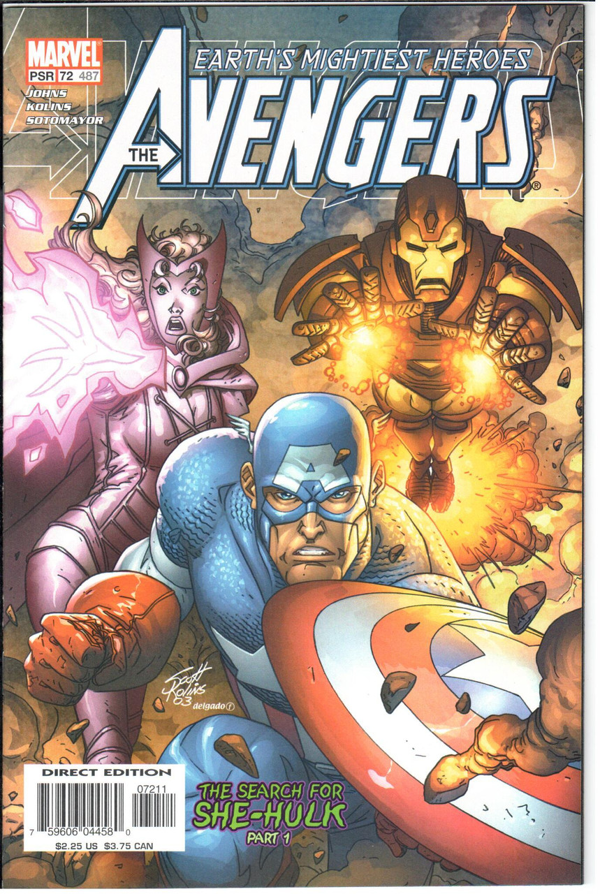 Avengers (1998 Series) #72 #487 NM- 9.2