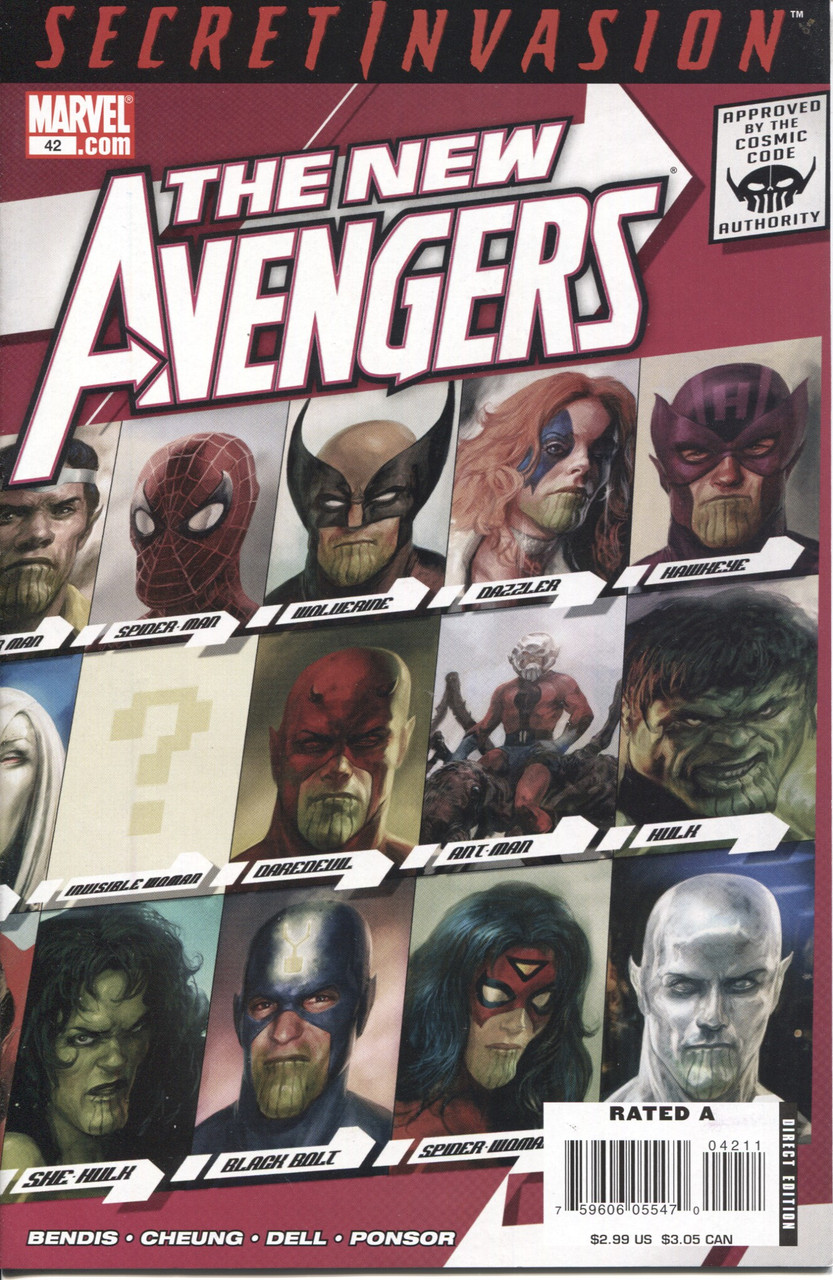The New Avengers (2005 Series) #42 NM- 9.2