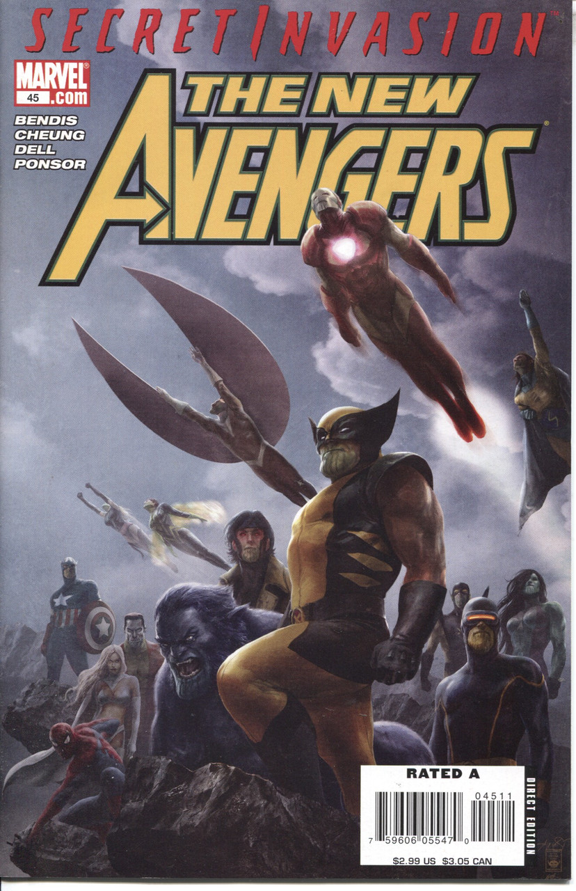 The New Avengers (2005 Series) #45 NM- 9.2