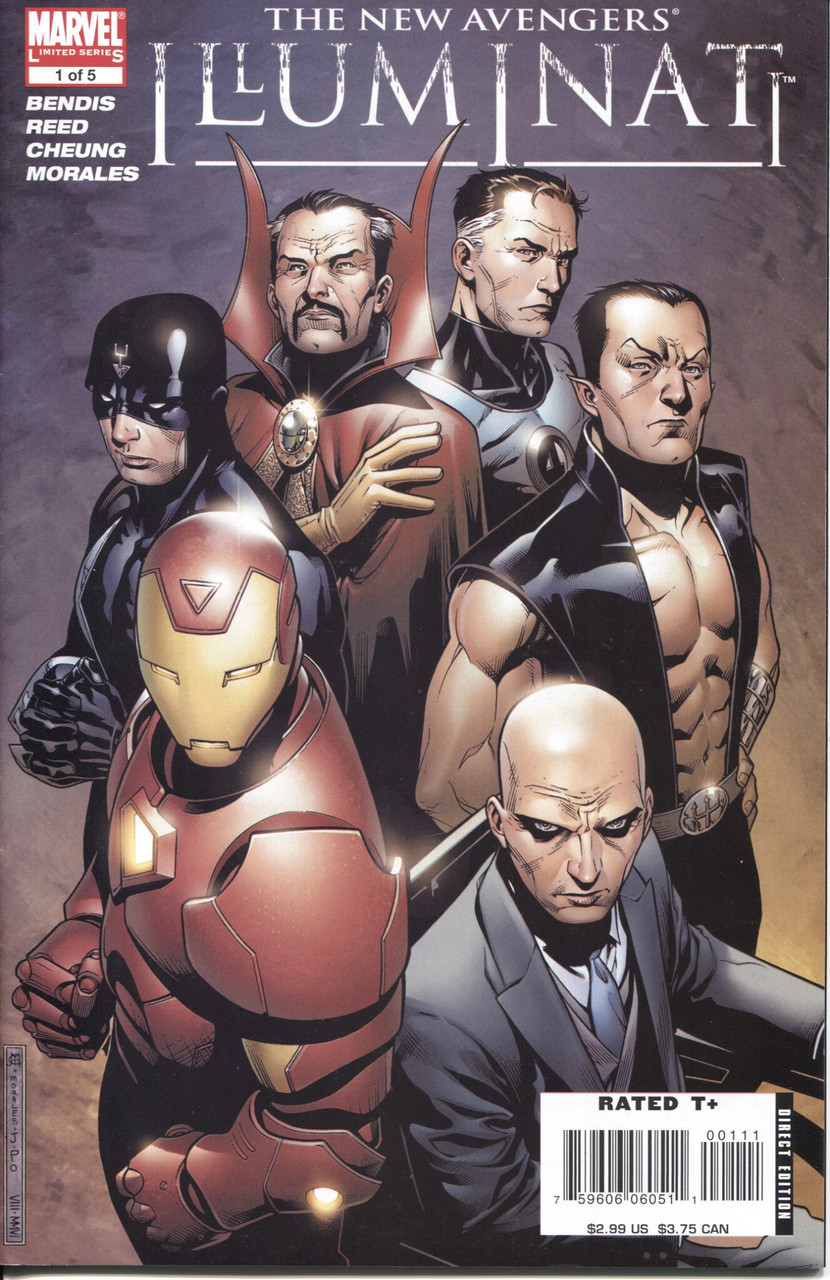 The New Avengers Illuminati (2007 Series) #1 NM- 9.2