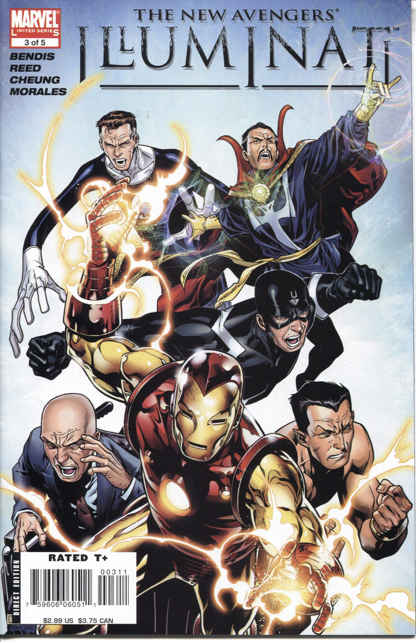 The New Avengers Illuminati (2007 Series) #3 NM- 9.2