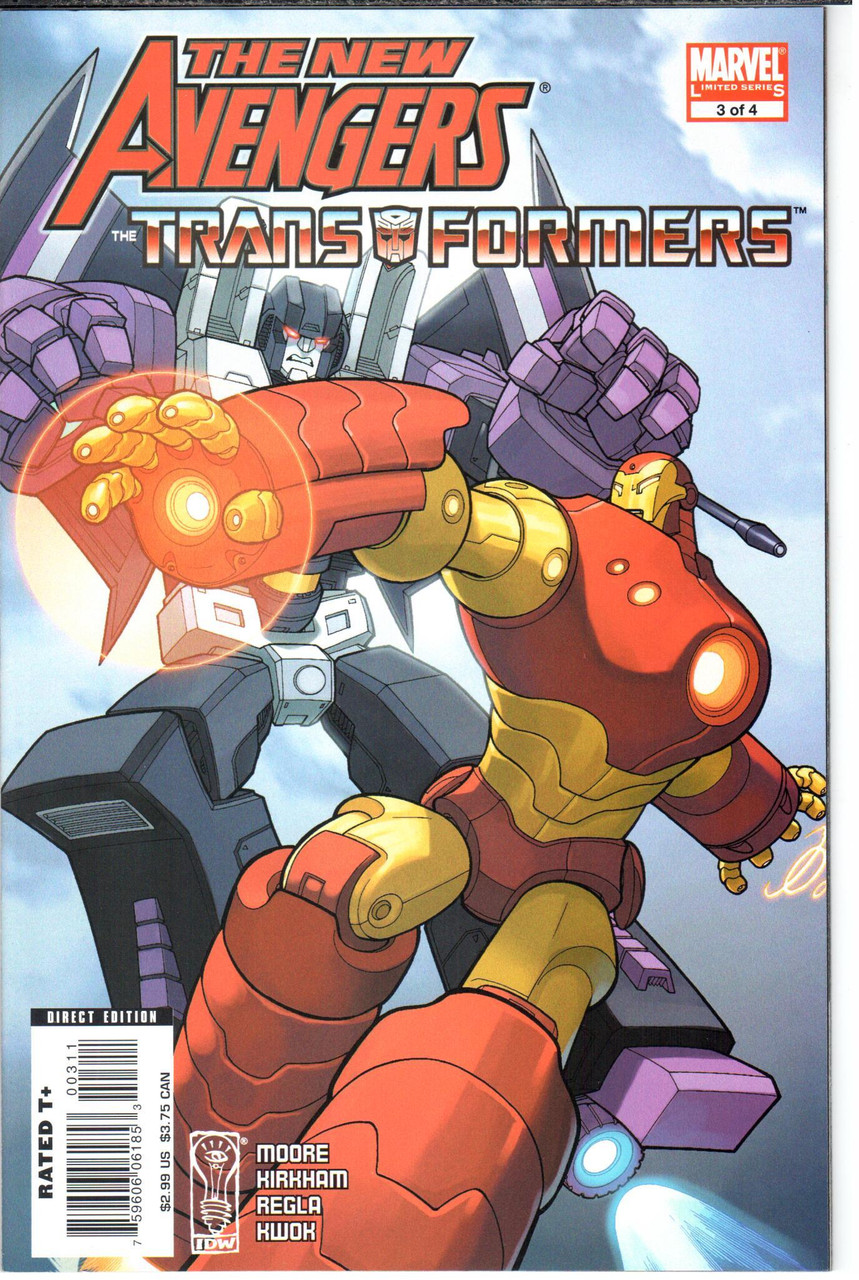 Transformers The New Avengers (2007 Series) #3 NM- 9.2