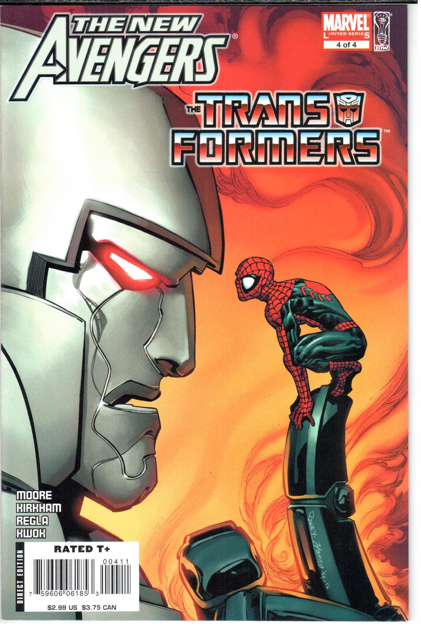 Transformers The New Avengers (2007 Series) #4 NM- 9.2