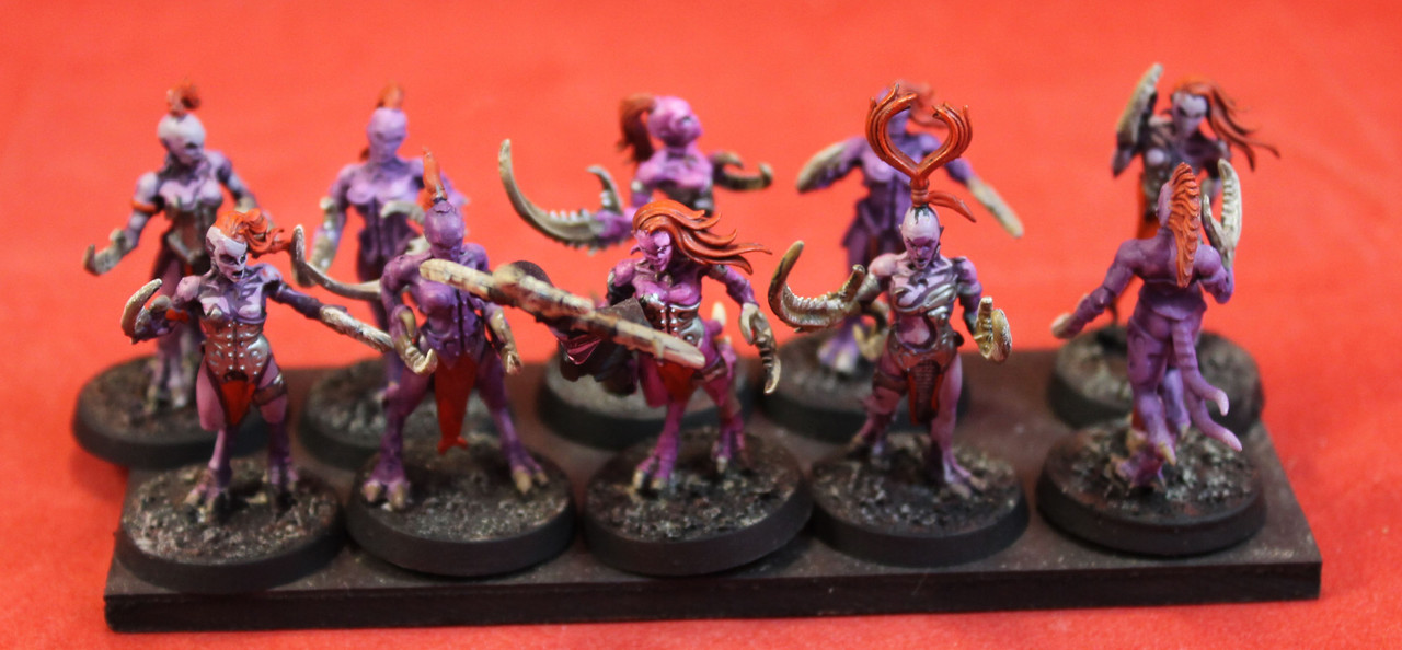 Warhammer 40K-Chaos Daemons-Daemonettes Slaanesh - Plastic X10 - 107